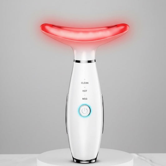 3 in 1 EMS Neck Facial Beauty Device with Thermal Neck Lifting Vibration