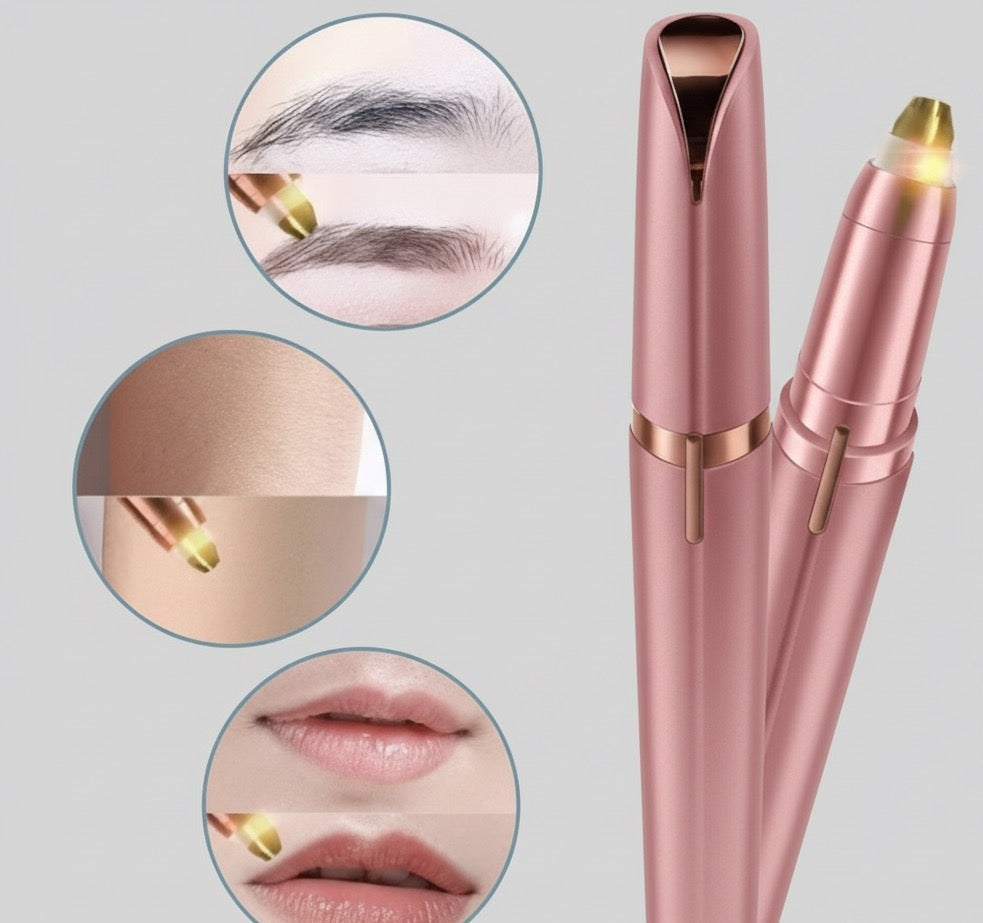 Women's Electric Eyebrow Trimmer (Champagne Color)